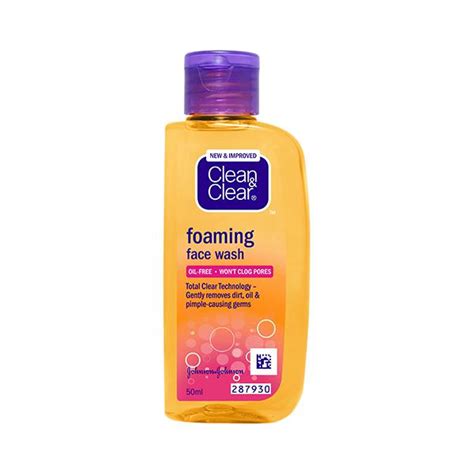 Buy Clean Clear Foaming Face Wash 50 Ml Gentle Daily Cleanser Netmeds