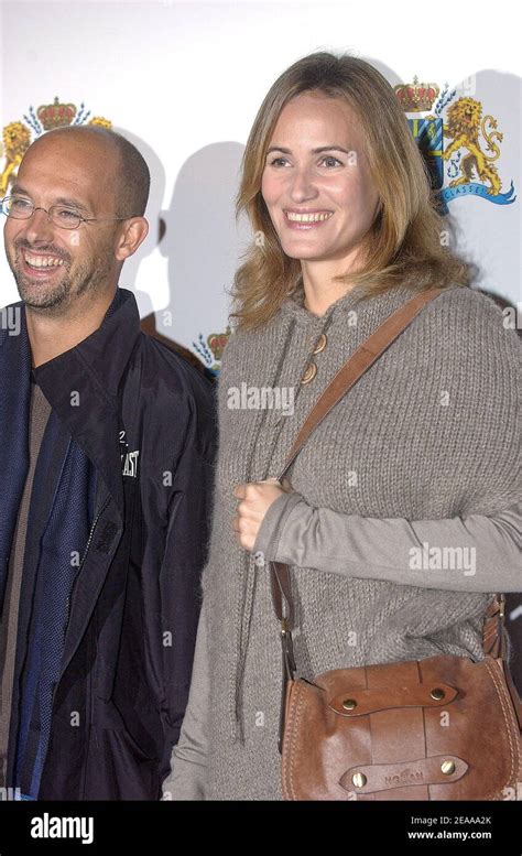 L actrice française Judith Godreche et son mari l acteur Maurice