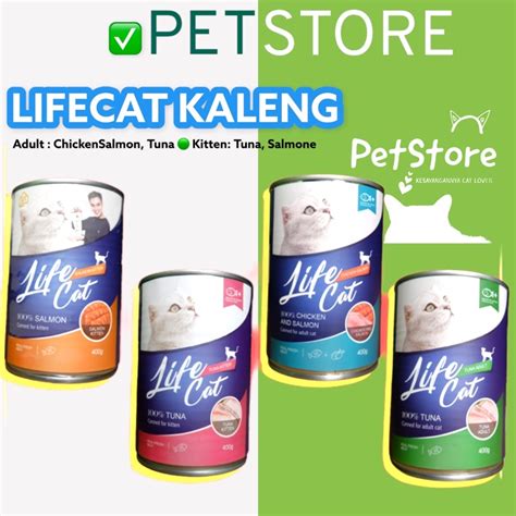 Jual Promo New Life Cat Kaleng Kitten Adult Gr Lifecat Wet Food