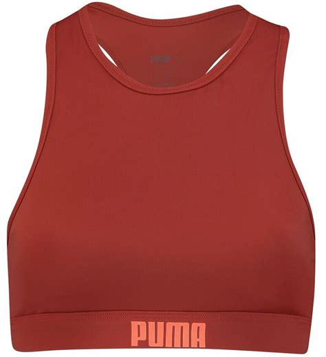 Puma Racerback Bikini Top Rot Ab