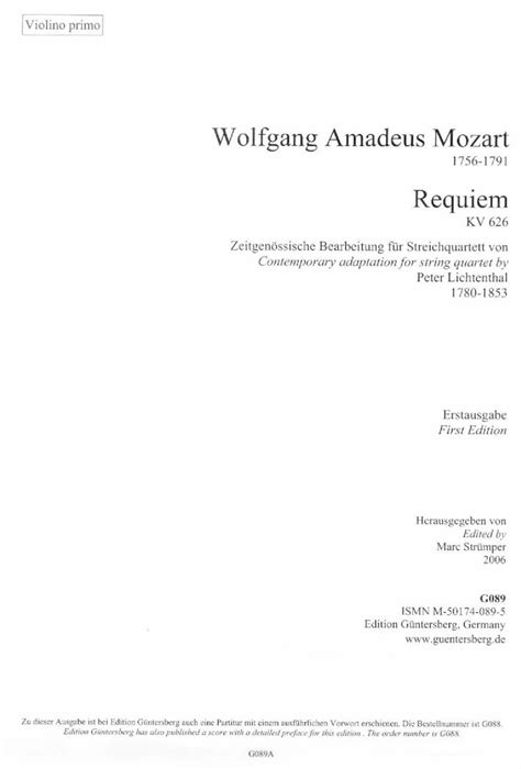 Pdf Mozart Requiem String Quartet Version Dokumen Tips