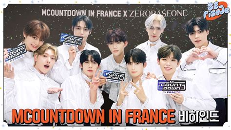 Ze Pisode Zerobaseone Mcountdown In France Behind Youtube