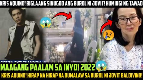 KRIS AQUINO HIRAP NA HIRAP PUMUNTA SA BUROL NI JOVIT BALDIVINO NAG