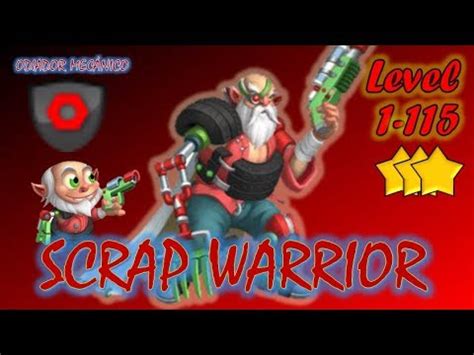 SCRAP WARRIOR Review Nivel 1 115 Monster Legends YouTube