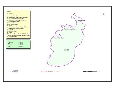 NA 196 Rahim Yar Khan V National Assembly Constituency Area Map & Info ...