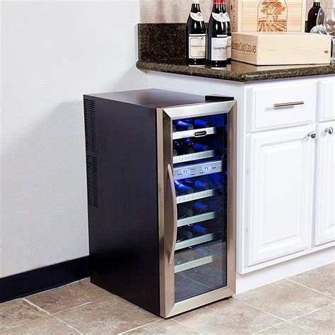 WC-211DZ Whynter 21 Bottle Dual Temperature Zone Freestanding Wine ...