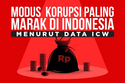 Foto Infografik Modus Korupsi Yang Marak Di Indonesia Berdasarkan