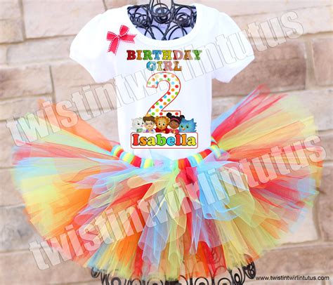 Daniel Tiger Birthday Outfit – Twistin Twirlin Tutus