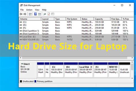 What Size of Hard Drive Do I Need for My Laptop - MiniTool