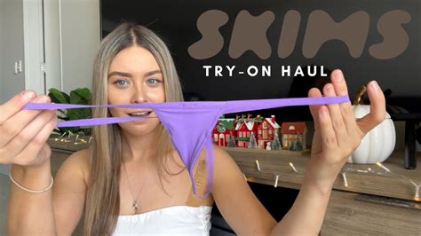 Asmr Skims Try On Haul 🤍🤎 Youtube