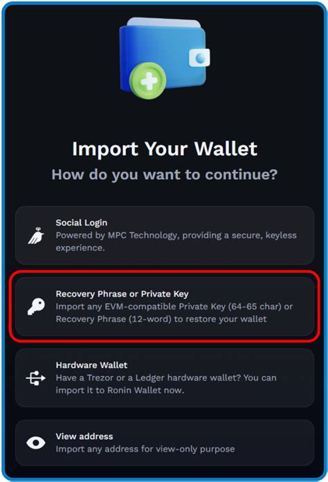 Importing Your MetaMask Wallet To Ronin Wallet Ronin
