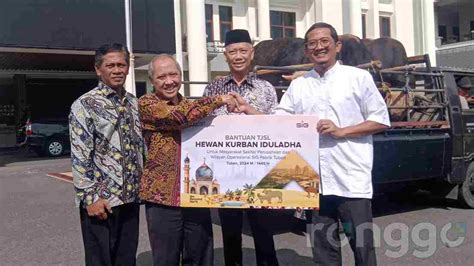 Momentum Idul Adha SIG Tuban Salurkan Bantuan Hewan Kurban Ronggo Id