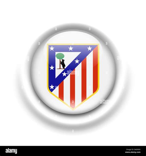 Atletico Madrid logo symbol icon flag emblem Stock Photo - Alamy