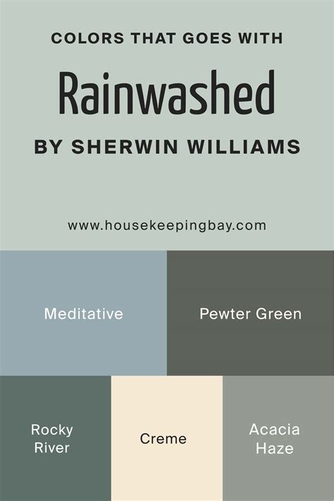 Rainwashed Sw By Sherwin Williams Paint Color