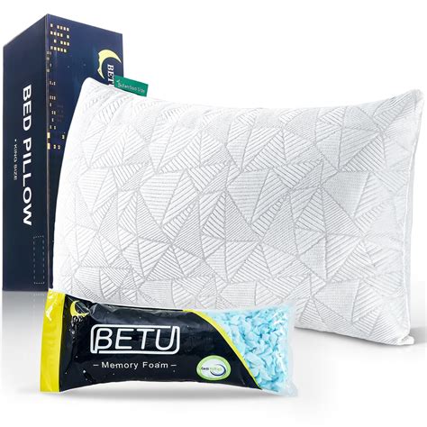 Betu Cooling Pillow King Size Shredded Memory Foam Pillow For Hot