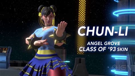 Chun Li Power Rangers Battle For The Grid Gameplay Trailer Angel