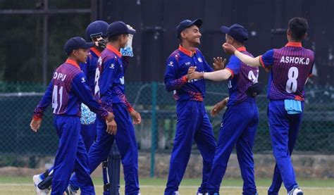 U 16 East Zone Cup Final Nepal Sets 253 Run Target For Malaysia