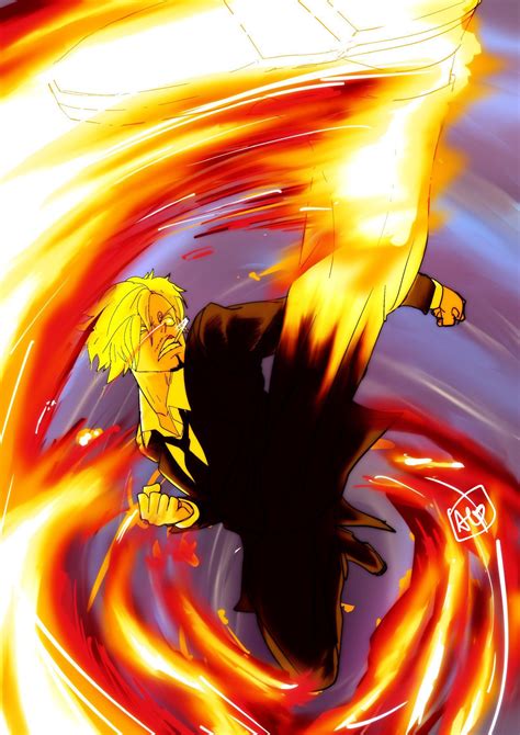 One Piece Sanji Diable Jambe Wallpapers Top Free One Piece Sanji