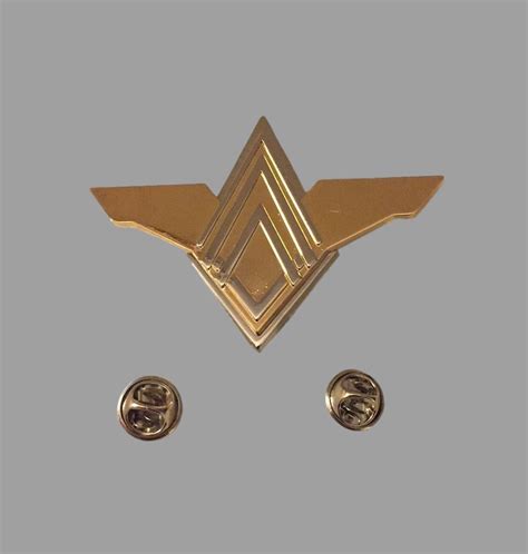 Battlestar Galactica Senior Officers Deluxe Wing Rank Pin Bsg Costume