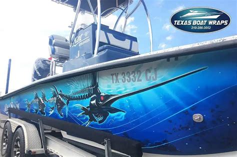 Custom Vinyl Boat Wraps - Ski, Fishing, and More | TexasCarWraps.com