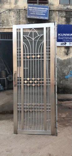 Modern Stainless Steel Door For Home Thickness Tube And Sheet Thick