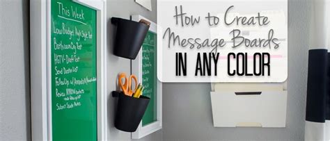 How to Make a Custom Message Board {Easy & Inexpensive DIY} - Polished Habitat