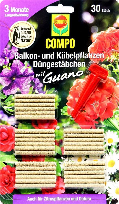 Compo Balkon Und K Belpflanzen D Ngest Bchen Mit Guano St Ck