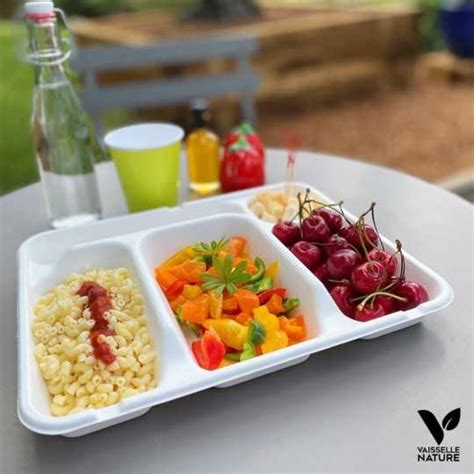 Plateaux Repas Cases Biod Gradables Compostables