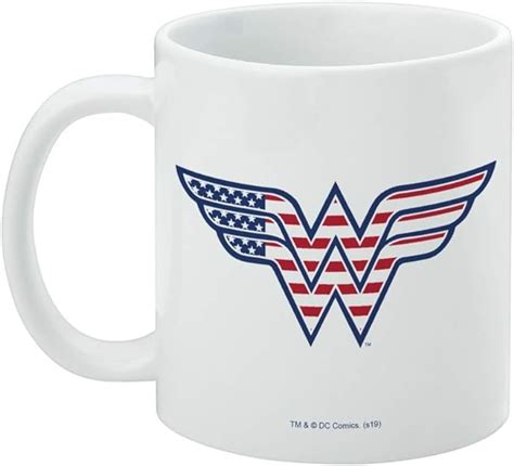 Wonder Woman - American Flag Logo Mug — MeTV Mall