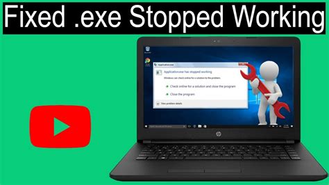 How To Fix Exe Has Stopped Working Problem In Windows 7 Windows 8 Windows 10 Rajtech Youtube