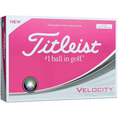 Titleist Velocity – PINK – Just Add 10