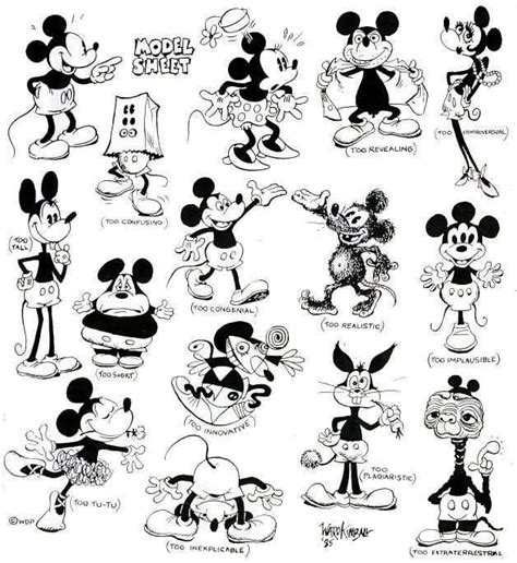 Mickeys Arte de mickey mouse Caricaturas viejas Historieta de época