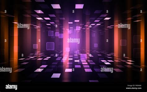 Party Background with glittering lights,dance floor and abstract particles. 8K Ultra HD ...