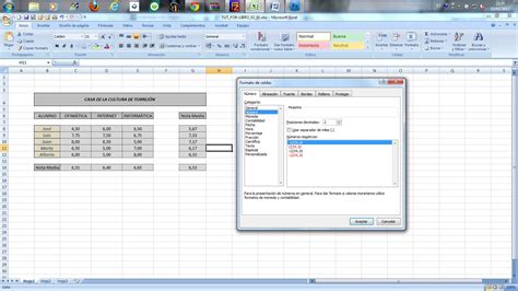 EXCEL 06 EXCEL FORMATO DE NÚMEROS