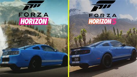 Forza Horizon Vs Forza Horizon Intro Comparison Youtube