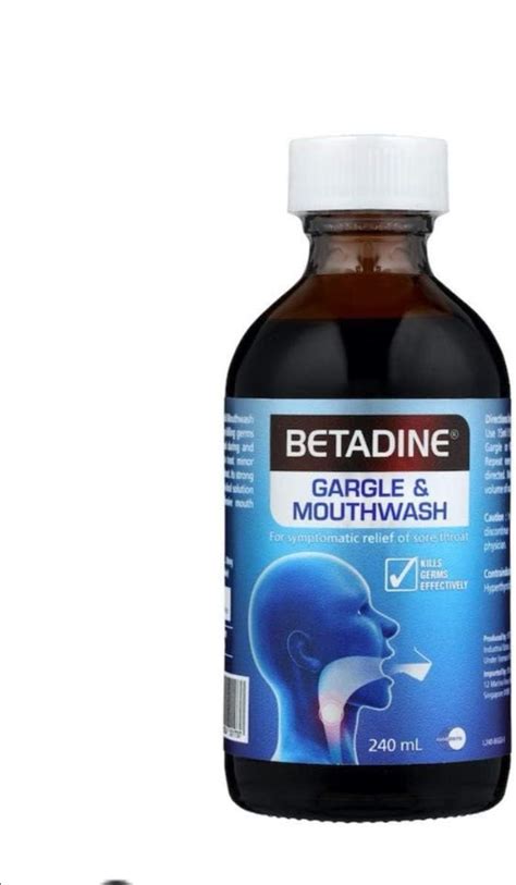 Betadine Gargle Mouth Wash 240ml For Mouth Wound Nepal Ubuy