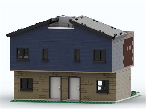 Lego Moc Modular Modern Townhouse By Aussieshazza Rebrickable Build