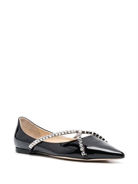 Jimmy Choo Genevi Crystal Embellished Pumps In Black ModeSens