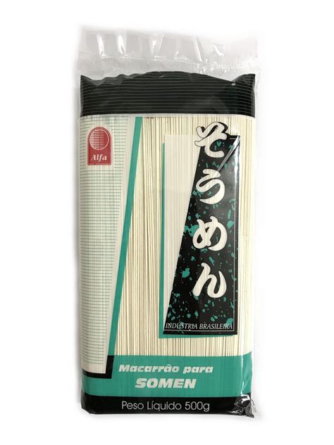 Macarrão para Somen 500g Alfa Loja Ikebana Produtos Orientais