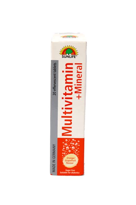 Sunlife Multivitamin Orange Effervescent Tab 20 S LifePlus