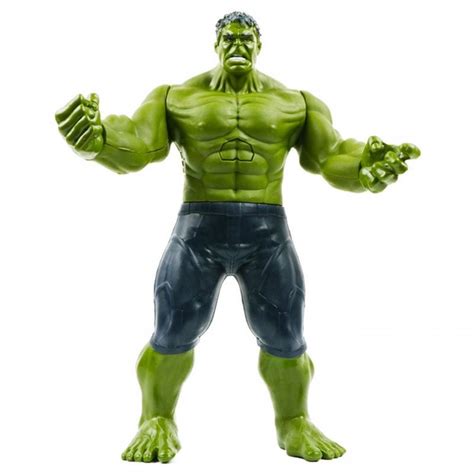 Figurina Hulk Cu Sunete Avengers Titan Hero Verde Cm