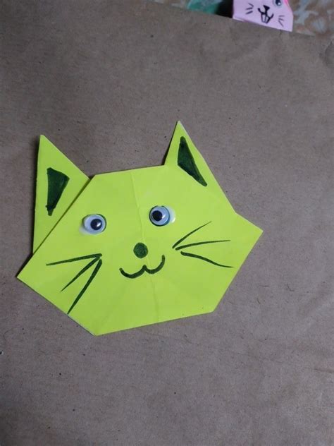 Cat origami | Creative activities, Creative, Origami