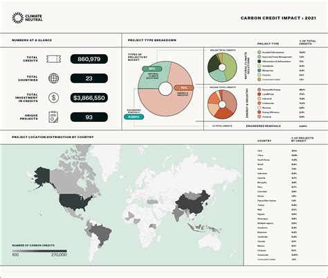 Climate Neutral Certified Brands 2021 Carbon Credit Portfolio Impact