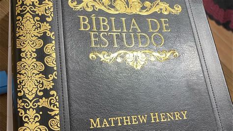 BÍBLIA DE ESTUDO MATTEW HENRY EDITORA CENTRAL GOSPEL REVIEW YouTube