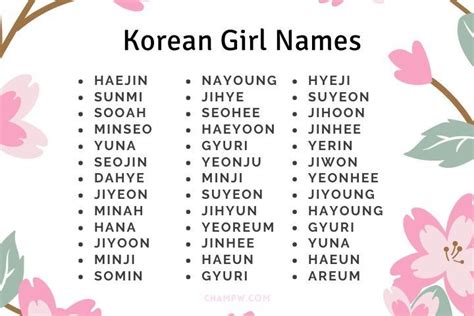 Korean Girl Names A Comprehensive Guide To Meaning Tradition And Popularity