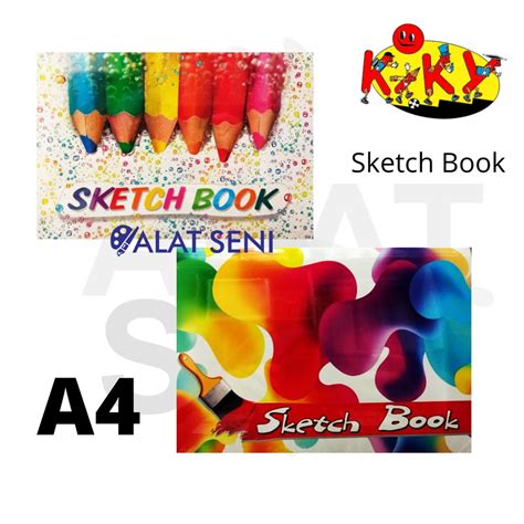 Jual KIKY SKETCHBOOK A4 BUKU GAMBAR SKETSA UKURAN A4 Kiky Sketch