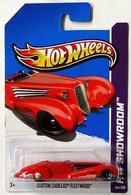 駿河屋 CUSTOM CADILLAC FLEETWOOD レッド Hot Wheels HW SHOWROOM