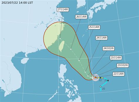 颱風杜蘇芮路徑北調 最快25日擬同發海陸警 新聞 Rti 中央廣播電臺