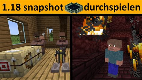 Minecraft 1 18 Snapshot Schnell Durchspielen Folge 2 YouTube