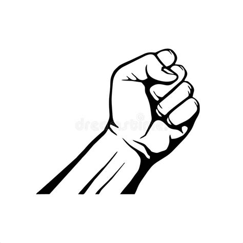 Fist Icon Isolated On White Background Fist Icon In Trendy Design